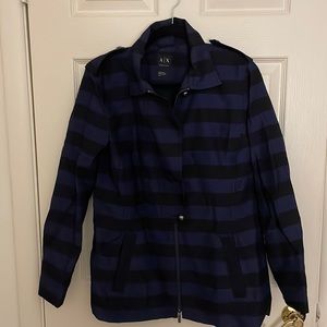 Armani Exchanged Tonal Striped Jacket Sz L